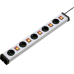 Steckdosenleiste 5-fach Schaltbar 1,5m grau
