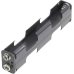 Batteriehalter Druckknopfanschluss 4xMignon(AA) 110x26x16mm