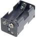 Batteriehalter Druckknopfanschluss 4xMignon(AA) 61x30x31mm
