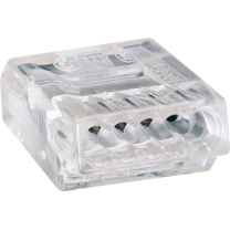 WAGO Dosenklemmen 5x0,75-1,5mm&sup2; transparent 15 S