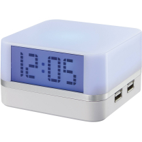 Conrad USB-Design Digitaluhr + 4 Port USB-Hub