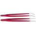 Pinzettenset gummiert 115/147mm (2-teilig) TOOLCRAFT