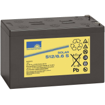 EXIDE Sonnenschein Bleiakku 6,6 Ah Solar Dryfit S12/6,6 S
