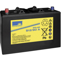 EXIDE Sonnenschein Bleiakku 90 Ah Solar Dryfit S12/90 A