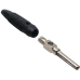 Bananenstecker 4mm 16A Schwarz Schraubanschluss