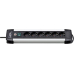 Steckdosenleiste 6-fach Premium Alu Line