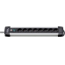 Steckdosenleiste 8-fach Premium Alu Line