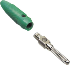BKL Electronic Büschelstecker Stecker, gerade Stift-Ø: 4 mm Grün 072161 1 St. BKL Electronic Büschelstecker Stecker, gerade Stift-Ø: 4 mm Grün 072161 1 St.