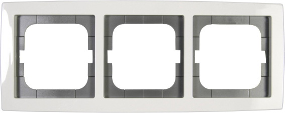 Abdeckrahmen solo® 3-fach weiss Abdeckrahmen solo® 3-fach weiss
