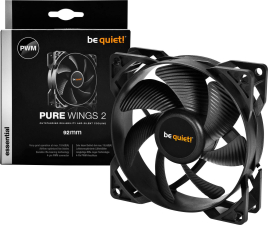 BeQuiet PC-Gehäuse-Lüfter Pure Wings 2 92 mm PWM (B x H x T) 92 x 92 x 25 mm BeQuiet PC-Gehäuse-Lüfter Pure Wings 2 92 mm PWM (B x H x T) 92 x 92 x 25 mm