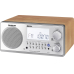 Radio Sangean WR-2 Silber/Walnuss