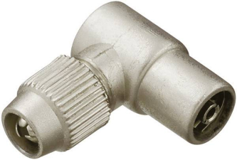 Koax-Winkel-Kupplung Metall Steckverbinder Koax-Winkel-Kupplung Metall Steckverbinder