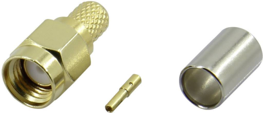 SMA-Reverse-Steckverbinder Buchse, gerade 50 Ω Components SMA-JC-RG58-2 1 St. SMA-Reverse-Steckverbinder Buchse, gerade 50 Ω Components SMA-JC-RG58-2 1 St.