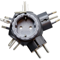 Kopp Reisestecker-Adapter Travel-Star Plus