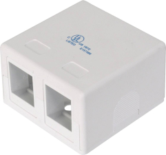 Digitus 2 Port Consolidation Point Professional AT-AG 302A-WH Unbestückt Digitus 2 Port Consolidation Point Professional AT-AG 302A-WH Unbestückt
