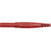 Stecker axial 4mm Xl-410 Rot