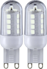 Sygonix LED (einfarbig) 230 V G9 3 W = 25 W Warmweiß EEK: A+ Stiftsockel (Ø x L) 19.50 mm x 59 mm Sygonix LED (einfarbig) 230 V G9 3 W = 25 W Warmweiß EEK: A+ Stiftsockel (Ø x L) 19.50 mm x 59 mm