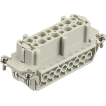 Harting Buchseneinsatz Schraub. Han&reg; 16 E