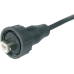 USB B-Stecker mit 1000mm Kabel IP 67
