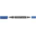Textmarker Lumocolor Duo Permanent, Blau