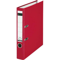 Leitz 180�Plastik Ordner Schmal, Rot