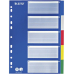 Leitz Blanko-Register Plastik, Blau, 5er