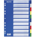 Leitz Blanko-Register Plastik, Blau,10er