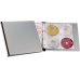 Cd/DVD-Album 96 mit 12 Hüllen, Schwarz