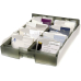 Visitenkartenbox Croco Duo A8, Grau