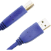 USB3.0 Anschlusskabel A/B 2m blau