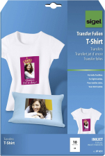 Sigel Tintenstrahl Textilfolie Transfer Folien T-Shirt IP651 DIN A4 für helle Textilien 10 Blatt Sigel Tintenstrahl Textilfolie Transfer Folien T-Shirt IP651 DIN A4 für helle Textilien 10 Blatt