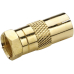 F-Stecker Goldline Auf Koax-Buchse