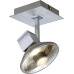 Deckenspot Hurit Single Alu-Natur Chrom