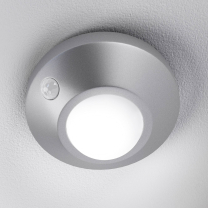 LED-Nachtlicht mit Bewegungsmelder Rund LED Neutral-Weiß NIGHTLUX Ceiling 4058075026612 Sil LED-Nachtlicht mit Bewegungsmelder Rund LED Neutral-Weiß NIGHTLUX Ceiling 4058075026612 Sil