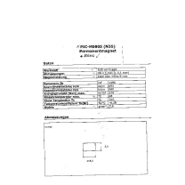PIC-M0805 Permanent-Magnet Rund N35 1.19 T Grenztemperatur (max.): 80°C PIC-M0805 Permanent-Magnet Rund N35 1.19 T Grenztemperatur (max.): 80°C