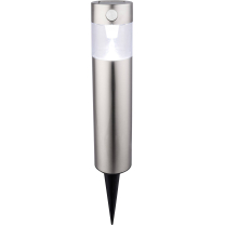 Solar-Gartenleuchte mit Bewegungsmelder LED 0.5 W Neutral-Weiß Edelstahl Solar-Gartenleuchte mit Bewegungsmelder LED 0.5 W Neutral-Weiß Edelstahl
