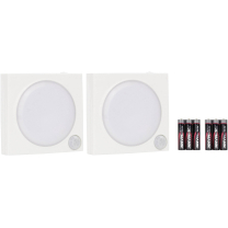Sparset: 2x LED-Nachtlicht mit Bewegungsmelder Rechteckig LED (einfarbig) Weiß Sparset: 2x LED-Nachtlicht mit Bewegungsmelder Rechteckig LED (einfarbig) Weiß