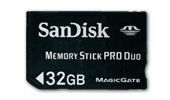 MemoryStick® PRO Duo-Karten